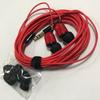 Fones de Ouvido In-Ear para Monitoramento com Cabo Estendido, Fones de Ouvido para Streamer, Comprimento do Cabo de 3m com Microfone, Cabo de 3m Fones de Ouvido MP3