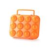 Caja de huevos portátil para exteriores protección anticaída y antigolpes almacenamiento en caja soporte de huevos de plástico para camping picnic antiastillable