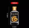 Licor Medicinal Transparente de 100 ml para Preservar la Salud Botella Pequeña de Vidrio Botella Vacía 0.1 kg Muestra Degustación Rellenable Botella de Licor Embalaje Caja de Regalo