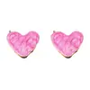 Estilo Óleo Acero Inoxidable 304 Goteo de Aceite Corazón Manchado Multicolor Colgante Colgante Simple Materiales para Joyería DIY Accesorios