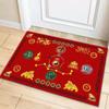 Alfombra de Entrada Arco de Siete Estrellas Luna Felpudo Apertura de Puerta de Entrada Felpudo de Pie Entrada del Hogar Felpudo Recolector de Dinero Cinco Emperadores Dinero Calabaza Nafu