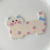 Materiales Hechos a Mano Creativos y Personalizados para Zuecos con Hebilla de Gato Manchado, Pegatinas para Vasos de Agua, Pegatinas de Pegamento en Crema, Accesorios para el Cabello