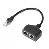 Cable de red uno abierto dos rj45 separador Ethernet RJ45 concentrador Ethernet cable de red uno arrastrar tres