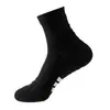 Calcetines de Bádminton para Hombre Calcetines Deportivos Profesionales de Caña Media con Suela de Toalla Engrosados Antideslizantes para Correr Baloncesto Entrenamiento Calcetines de Algodón Puro