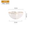 Estilo Simple Patrón Martillado Phnom Penh Cuenco para Ensalada con Forma de Corazón Amor Vaso de Vidrio Cuenco para Ensalada de Frutas a Juego Vaso de Vidrio Amor