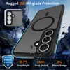 Adequado para Capa de Celular Magnética com Furo Fino Sam S26Plus Magsafe Skin-Feel Cobertura Total S25Edge Capa Protetora A57