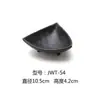 Prato Pequeno para Molho A5 Preto Fosco Prato para Temperos Prato para Ingredientes Pequeno Melamina Prato para Temperos Personalizado Restaurante de Hot Pot Prato para Ingredientes Prato para Molho de Soja