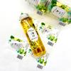Impresión de productos para el cuidado de la salud rollo etiquetas adhesivas transparentes etiquetas color plata brillante láser etiquetado PVC etiquetas para botellas dorado