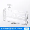 Suporte para Tubos de Ensaio de Plástico, Suporte para Tubos Colorimétricos, Suporte para Tubos de Amostragem de Ácido Nucleico 16 20 25 30mm, Suporte para Tubos de Centrifugação Laboratório