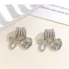 Accesorios Colgantes de Moda 2025 Diseño Tiktok Combinación de Letra y Estrella con Circonita Microincrustada Que No Se Desvanece