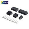 Conector hembra de goma de doble fila 5557 pequeño con espaciado MX3.0 mm y hebilla para placa base, arnés de cableado 43020, cabezal hembra