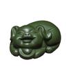 Mascota de Té Lingote Cerámica Arena Púrpura Yixing Adornos Pequeños Hecho a Mano Arcilla Verde Juego de Té Escultura Juego de Té Mesa de Té Juego Accesorios Decorativos