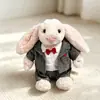 Solo Ropa de Muñeca/Ropa Hecha a Mano para Muñeca Conejo Jc Bonnie, Pijama, Vestido Mismo Estilo del Pequeño Libro Rojo, Conjunto para Muñeca de 32cm, Lindo