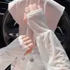 Mangas de Gelo de Renda Suave Estilo Fada para Proteção Solar de Verão, Finas e Soltas para Dirigir e Uso ao Ar Livre, Mangas de Seda Gelada Femininas