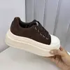 Zapatos de Lona Cabeza Grande para Mujer Otoño 2026 Nuevos Zapatos Blancos de Gamuza con Estampado de Leopardo Suela Gruesa Calzado Deportivo Casual Versátil de Moda