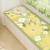 Tapete absorbente para ventana salediza de estilo fresco, tapete para alféizar de ventana, tapete universal para balcón, tapete de tatami para el hogar de extensión completa