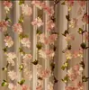 Nuevas luces de cadena LED de enredadera de flor de cerezo simulada, lavanda y gypsophila, luces de flor de cerezo para decoración de chimenea y habitación