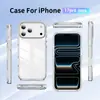 Funda para iPhone 17 Aplicable Transfronteriza Acrílico Transparente Dos en Uno Antigolpes para Apple 17 Pro 16 Funda Transparente