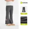 Ropa para Niños Dudu Pantalones Acampanados para Niñas Conjunto de Verano 2026 Nuevo Estilo de Verano Pantalones Largos para Niñas Pequeñas Estilo de Verano de Moda