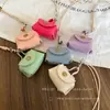 Bolsa para Monedas de Cuero PU en Stock, Mini Bolsa de Almacenamiento Pequeña para DIY, Colgante, Llavero Creativo, Accesorio, Regalo Pequeño