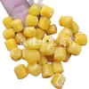 Cera de Abeja Cuarzo Amarillo Jade Cuentas Hexagonales Passepartout Jade Cuentas Sueltas Amarillo Mantequilla Cuentas Poligonales Cuentas de Barril Accesorios para Joyería Cuentas