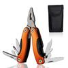 Pinzas Multiusos de Bolsillo Portátil Cuchillo Destornillador Herramienta de Mano para Supervivencia al Aire Libre Camping Caza y Senderismo Regalos para Hombres