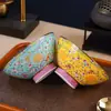 Cuenco Fushou de Esmalte Jingdezhen Nueva Chinoiserie Cerámica Doméstica para Arroz Estilo Japonés Cuenco Sombrero de Bambú Cuenco de Cumpleaños de Alta Gama