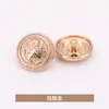 Botões Metálicos em Forma de Escudo Costurados à Mão para Casacos de Lã, Jaquetas, Ternos, Roupas Formais, Botões, Botões, Jin Da