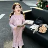 Conjunto de ropa de otoño para bebé niña, pijama, ropa para casa, dulce, fresco, lindo, pantalón acampanado casual conjunto de dos piezas