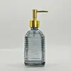 Fornecimento Direto da Fábrica 400ml Bomba de Pressão Garrafa de Vidro para Álcool em Gel, Garrafa de Loção, Garrafa de Gel de Banho, Garrafa Recarregável em Estoque