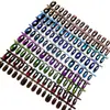 Tiras de Uñas Hechas a Mano Pre-hechas, 30 Piezas, Uñas Portátiles Ojo de Gato, Uñas Postizas Brillantes de Alta Gama, Tiras de Uñas Terminadas, Fábrica de Origen