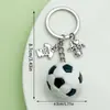 Llavero Colgante Creativo Transfronterizo de PVC Simulación de Voleibol, Fútbol, Rugby, Baloncesto, Tenis Accesorios Colgantes para Bolsas