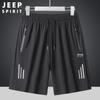 JEEP SPIRIT Novos Shorts Masculinos de Seda Gelo Casual Solto Respirável Moda Tamanho Grande Calças Masculinas Calças de Praia