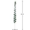 Hojas de Eucalipto Artificiales para Jardinería, Decoración de Arreglo Floral de Tallo Único, Paisajismo con Plantas Falsas