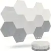 Paneles de Pared Hexagonales de Fieltro de Alta Densidad y Corcho Reducción de Ruido Cancelación de Eco Pared de Anuncios Fotográficos Oficina en Casa