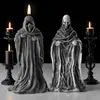 Jiahui Mei Ornamentos de Caveira de Halloween Molde de Silicone Crânio Humano Fantasma DIY Ferramenta de Moagem de Vela de Aromaterapia