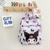 Mochila infantil multifuncional, bolsa estampada com desenho animado, para meninos e meninas, jardim de infância, escola primária