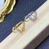 Ajuste de Anillo Venta al por Mayor Plata S925 Sin Incrustaciones Anillo de Piedra Preciosa Soporte Vacío Estilo Gota de Agua 4*6-5*7-6*8 Multi-Estilo Boca Viva