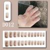 Unha falsa estilo derrill usando armadura internet laço vermelho nail art peças de unhas removível unha patch joias estilo francês