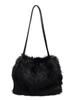 Bolso Extranjero de Felpa Individual para Mujer 2024 Nuevo Otoño e Invierno Combinación Total Estilista Bolso de Hombro Diseño Nicho Bolso Casual de Axila