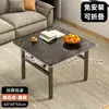 Mesa dobrável para uso doméstico, nova mesa de jantar, mesa simples de feira, mesa quadrada pequena para apartamentos pequenos, mesa quadrada baixa