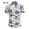 2023 Comercio Exterior Transfronterizo Nueva Camisa de Manga Corta para Hombre Estilo Coreano Moda Juvenil Casual Camisa Estampada para Hombre