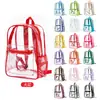 Mochila Transparente Impermeable Transfronteriza de PVC Amazon, Bolsa de Almacenamiento de Gran Capacidad, Mochila Escolar Deportiva para Estudiantes