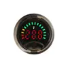 Mini Medidor Digital Redondo de Voltaje y Potencia para Batería de Plomo-Ácido y Litio Medidor de Voltaje CC 8-100V Universal para Dos o Tres Cables