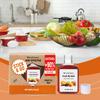 Cebo para Moscas de la Fruta Moonspry Trampa para Moscas de la Fruta Fórmula de Fructosa Sorbitol Captura Diaria Moscas de la Fruta de Cocina