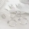 Pendientes de Moda Versátiles Elegantes de Plata 925 con Baño de Cobre, Pendientes Exquisitos de Estilo Sencillo y Versátil, Pendientes Exquisitos de Nicho para el Día a Día