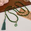Lujo Ligero Zircón Incrustado con Diamantes, Collar de Perlas con Borla de Gota de Agua, Cadena para Clavícula Estilo Frío, Collar Europeo y Americano Exagerado de Alta Gama para Mujer