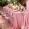 Toalha de Mesa de Tricô DS Personalizada Moderna Minimalista Fosca Anti-Rugas para Casamentos, Banquetes, Conferências, Stands de Hotel e Mesas de Jantar