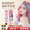 Tinte para el Cabello Especial de Peluquería Crema de Tinte que No Daña el Cabello Sin Leche de Peróxido de Hidrógeno Decoloración Bajo Amoníaco Venta al por Mayor de Fábrica Crema de Tinte Rojo Frambuesa