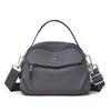 Bolso de Mano Nuevo Versátil, Sencillo y Casual, con Diseño de Nailon de Color Sólido Texturizado, Bolso de Hombro y Bolso Cruzado para Mujer, Moderno y a la Moda